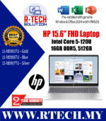 HP 15-fd0905TU / fd0906TU / fd0907TU 15.6″ FHD Laptop – Intel Core 5-120U, 16GB DDR5, 512GB SSD, Office 2024, Windows 11, 2-Year Warranty